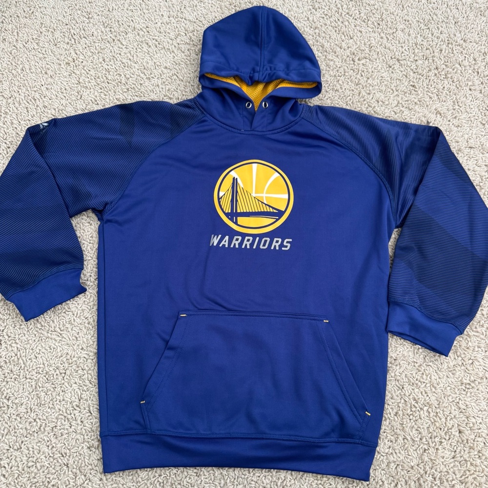 Golden State Warriors Majestic Logo Pullover Hoodie Boys XL